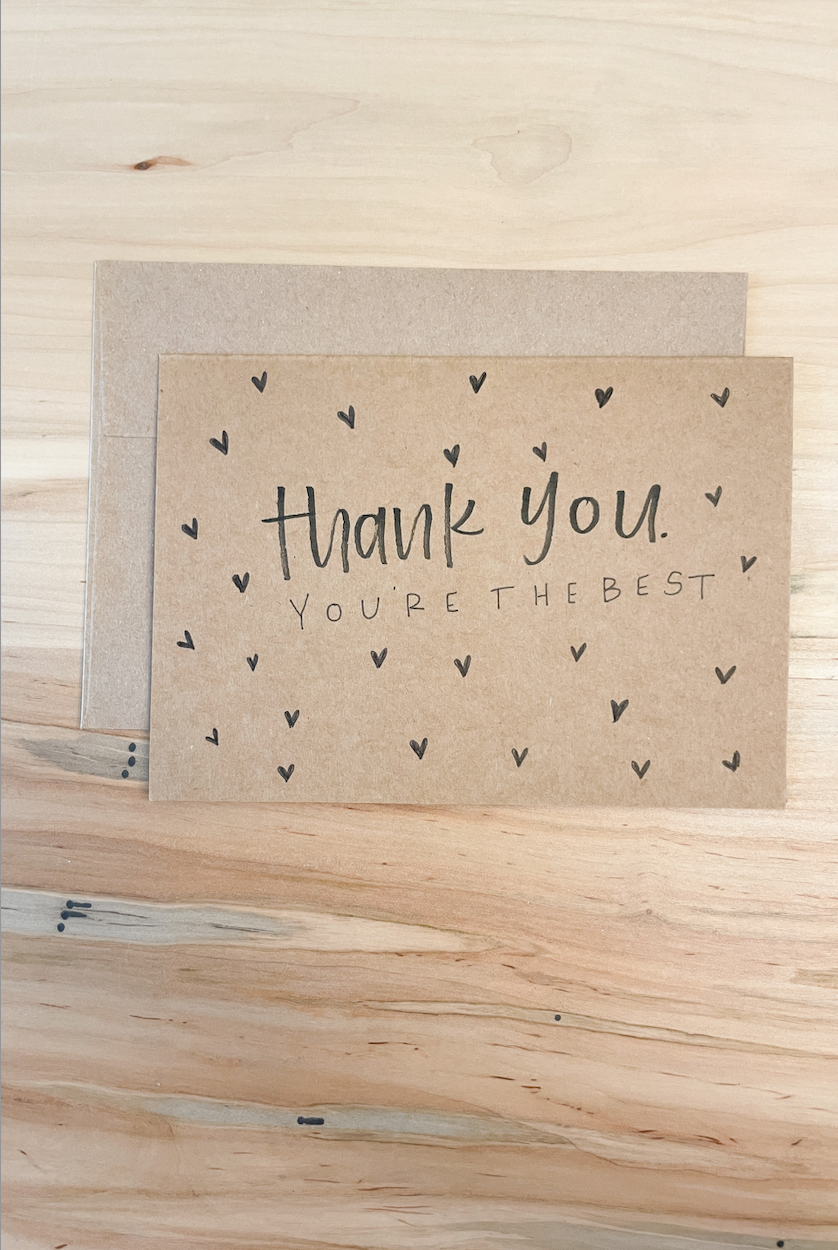 thank you, you're the best card