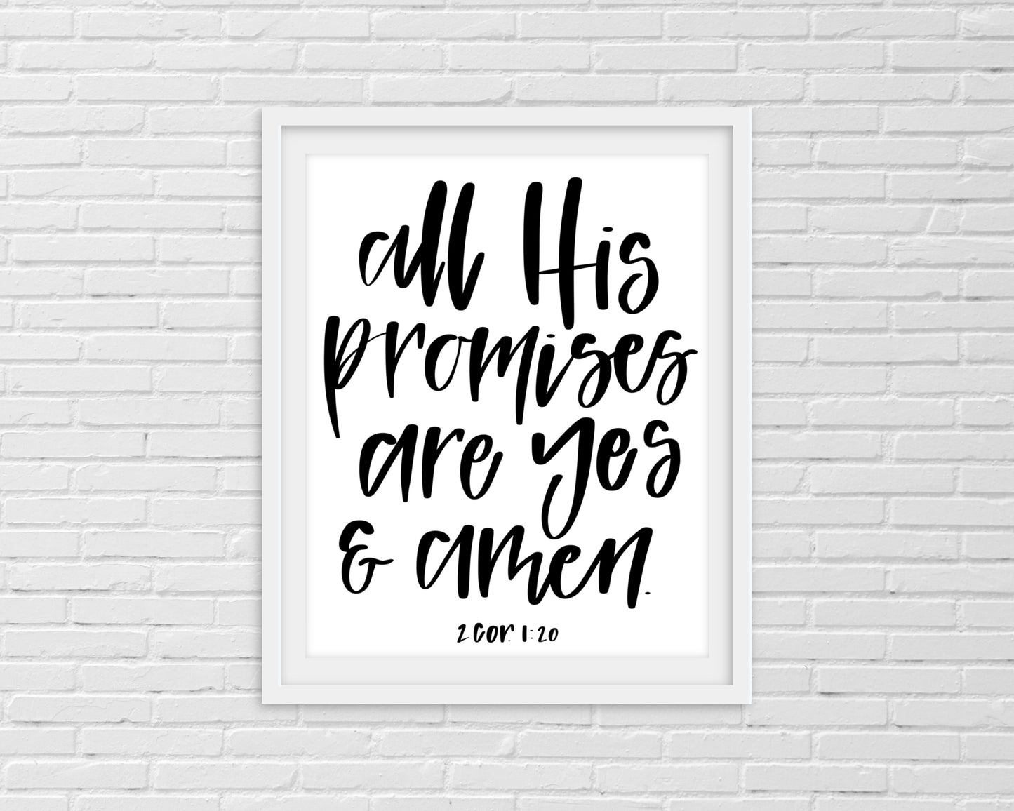 yes & amen 8x10 Print