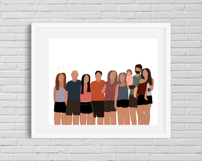 custom portrait illustration