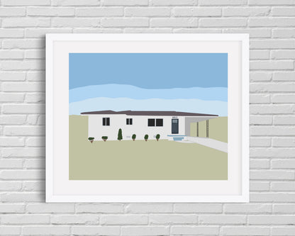 custom house illustration