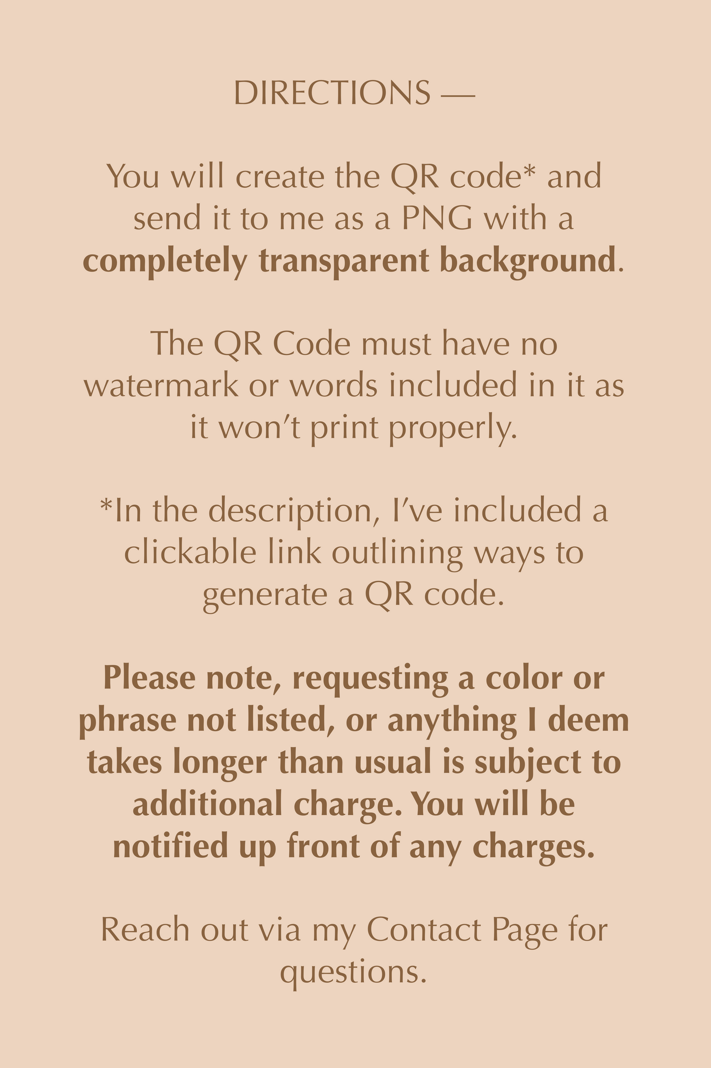 QR code acrylic sign
