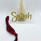 personalized stocking tag, gift tag, ornament