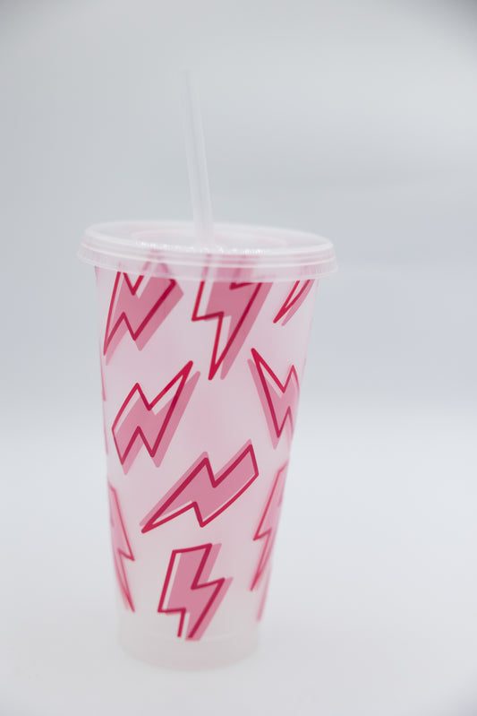 lightning bolt tumbler